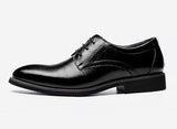 Flat Classic Leather Dress Shoes - FASHIONARM