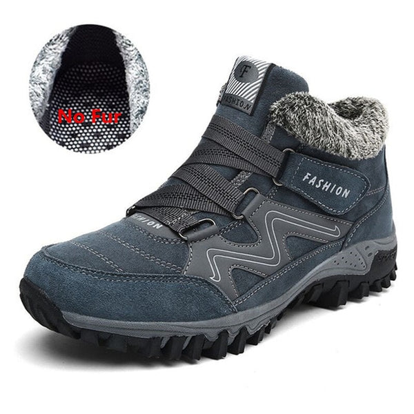 Warm Snow Boots With Fur - FASHIONARM